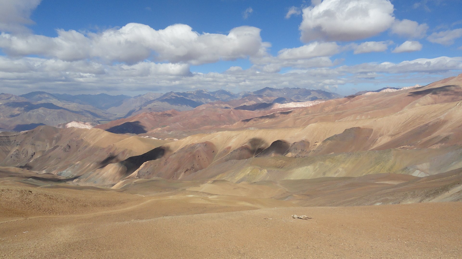 Vista panorámica colorida